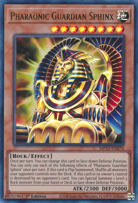 Pharaonic Guardian Sphinx [MP22-EN070] Ultra Rare