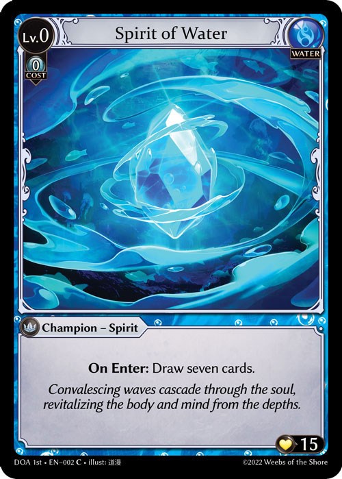 Spirit of Water (002) [Dawn of Ashes: 1st Edition]