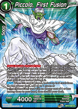 Piccolo, First Fusion (BT17-067) [Ultimate Squad]