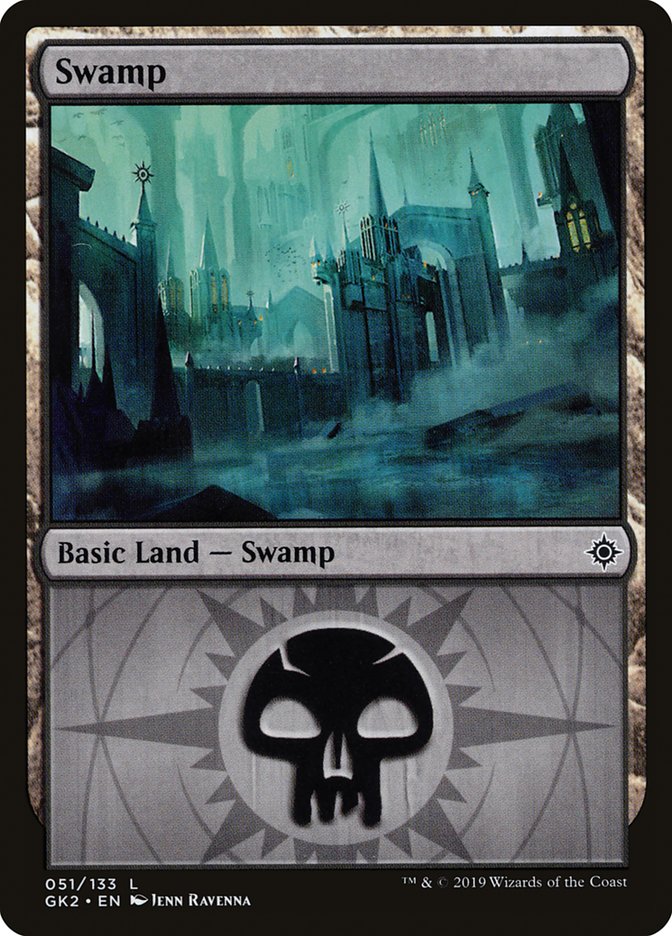 Swamp (51) [Ravnica Allegiance Guild Kit]