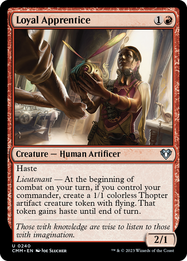 Loyal Apprentice [Commander Masters]