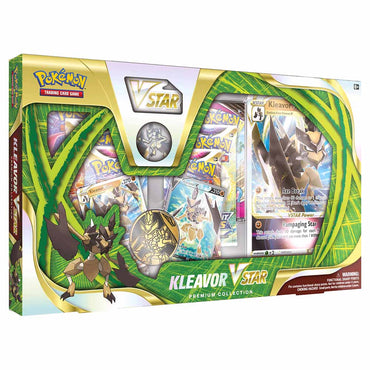 Pokemon TCG: Kleavor VSTAR Premium Collection *Sealed* (Damaged Box)