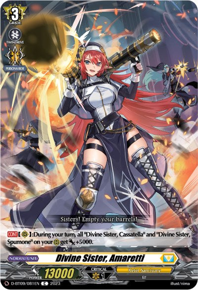 Divine Sister, Amaretti (D-BT09/081EN) [Dragontree Invasion]