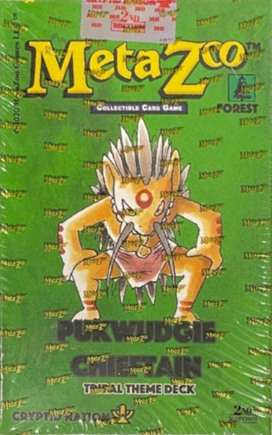 Metazoo: Cryptid Nation Tribal Theme Deck - Pukwudgie Chieftain [Forest] (2ND EDITION) *Sealed*