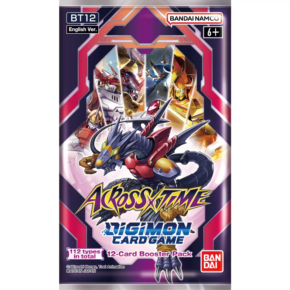 Digimon Card Game Series 12 - Across Time Booster Pack (BT12) *Sealed*