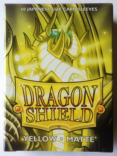 Dragonshield Sleeves - Matte Yellow