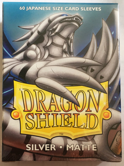 Dragonshield Sleeves - Matte Silver