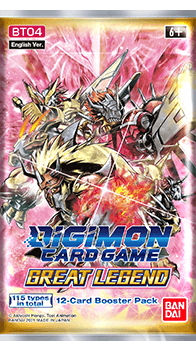 Digimon Card Game Series 4 - Great Legend Booster Pack (BT4) *Sealed*
