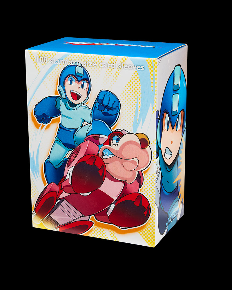 Dragonshield Sleeves -  Mega Man & Rush Matte Art Sleeves (Standard Size 100 Pack)