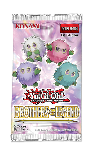 Yugioh! Booster Packs: Brothers of Legend *Sealed*