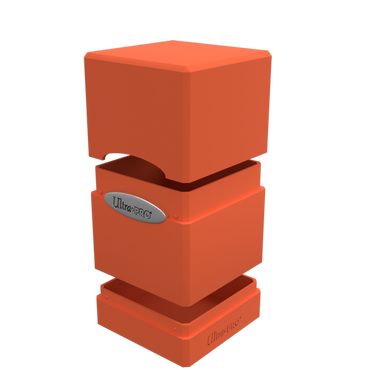Ultra Pro Satin Tower - Pumpkin Orange