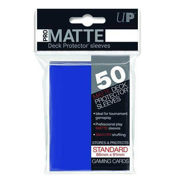 Ultra Pro - Matte Sleeves - Dark Blue (50 pc) (Standard Sized)