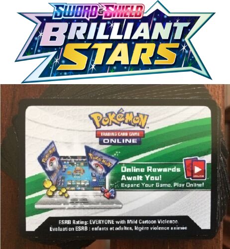 Pokemon TCG Brilliant Stars: 1X Code Card