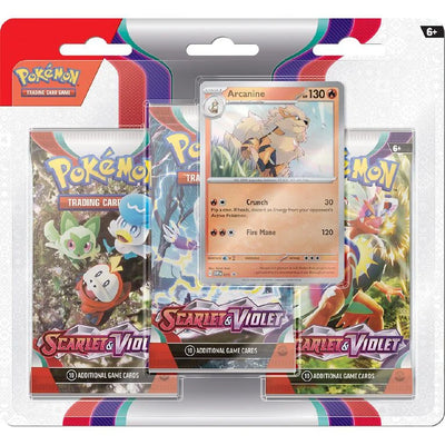 Pokemon TCG: Scarlet & Violet: 3-Pack Booster *Sealed* (Random Choice)