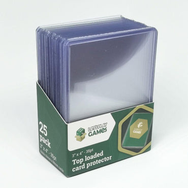 LPG - Toploader Card Protector 3"x 4" 35pt - 25 Pack