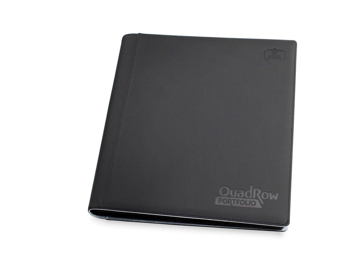 Ultimate Guard 12-Pocket Quadrow Xenoskin Black Folder