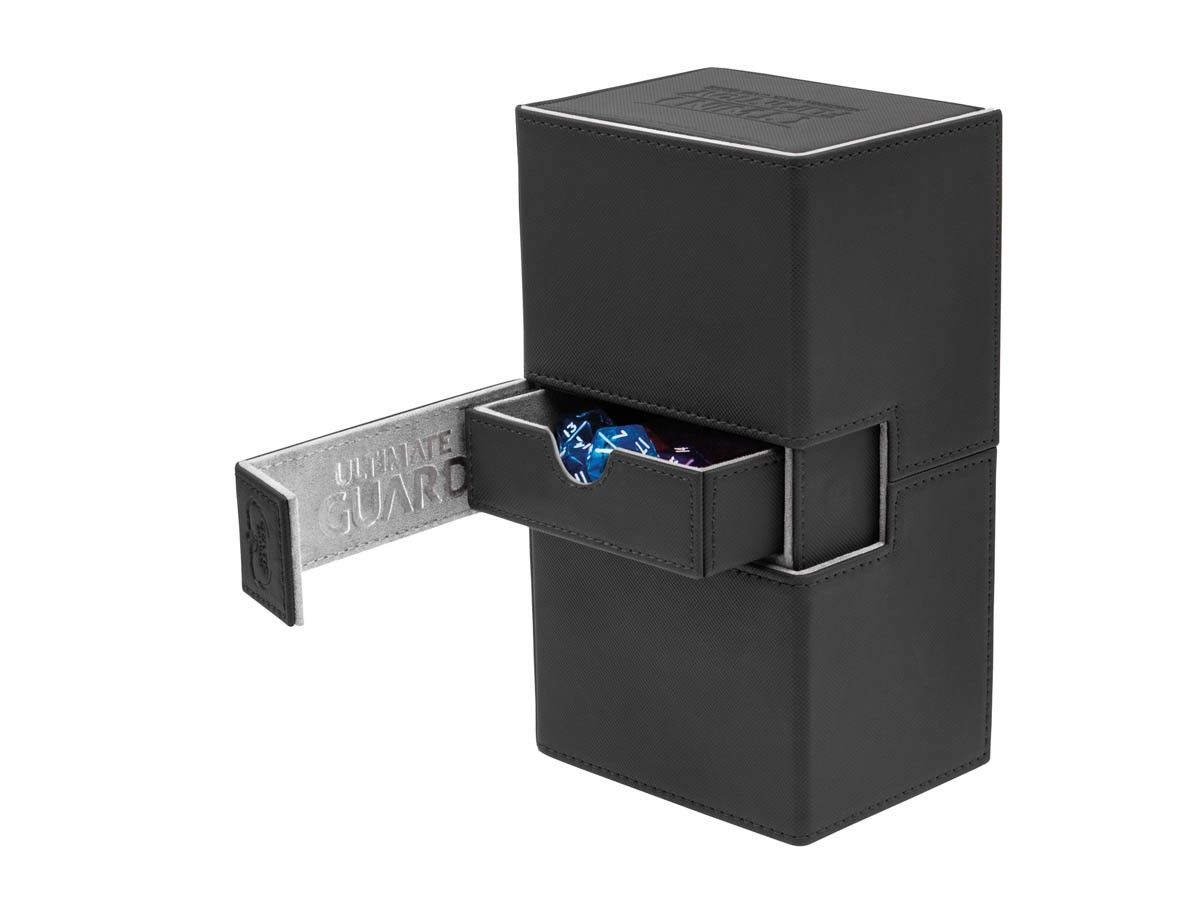 Ultimate Guard TWIN Flip 'n' Tray Xenoskin Deck Case 160 - Black