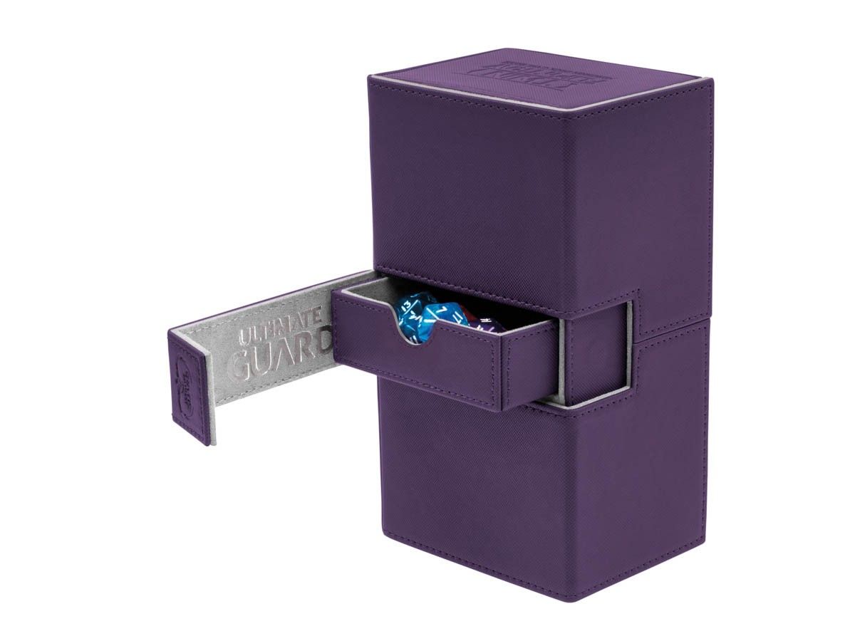 Ultimate Guard TWIN Flip 'n' Tray Xenoskin Deck Case 160 - Purple