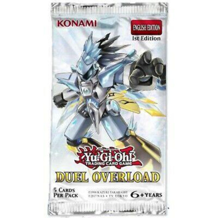 Yugioh! Boxed Sets & Tins: Duel Overload Booster Pack *Sealed*